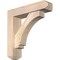 Ekena Millwork Imperial Craftsman Smooth Bracket w/ Offset Brace, Douglas Fir, 5 1/2"W x 22"D x 22"H BKT0604X22X22IMP04SDF - alternate 1
